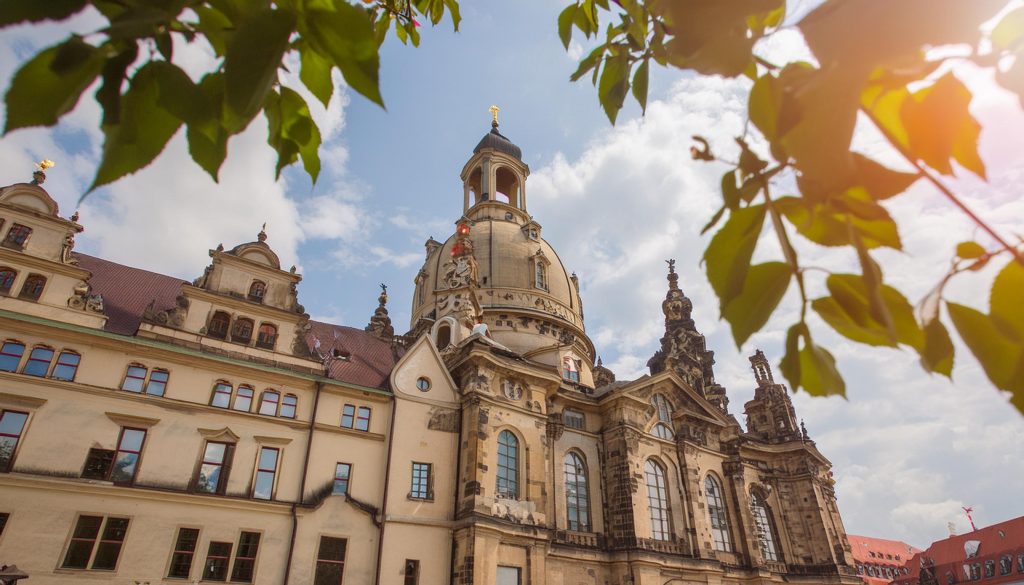 Kirchbau in Dresden